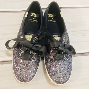 Glitter kate spade Keds. NEW size 7